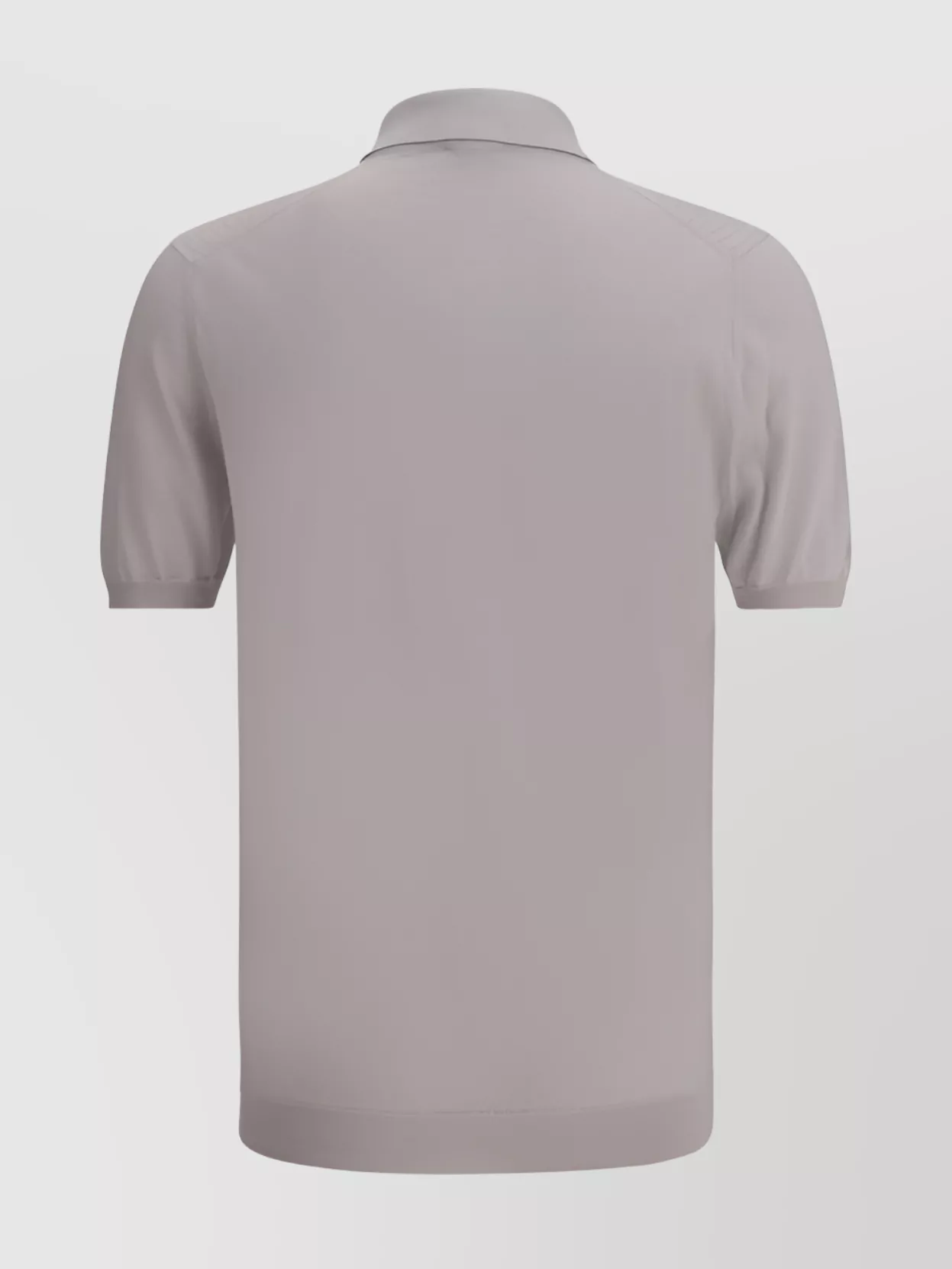 Shop Kiton Ribbed Cotton Polo Sweater