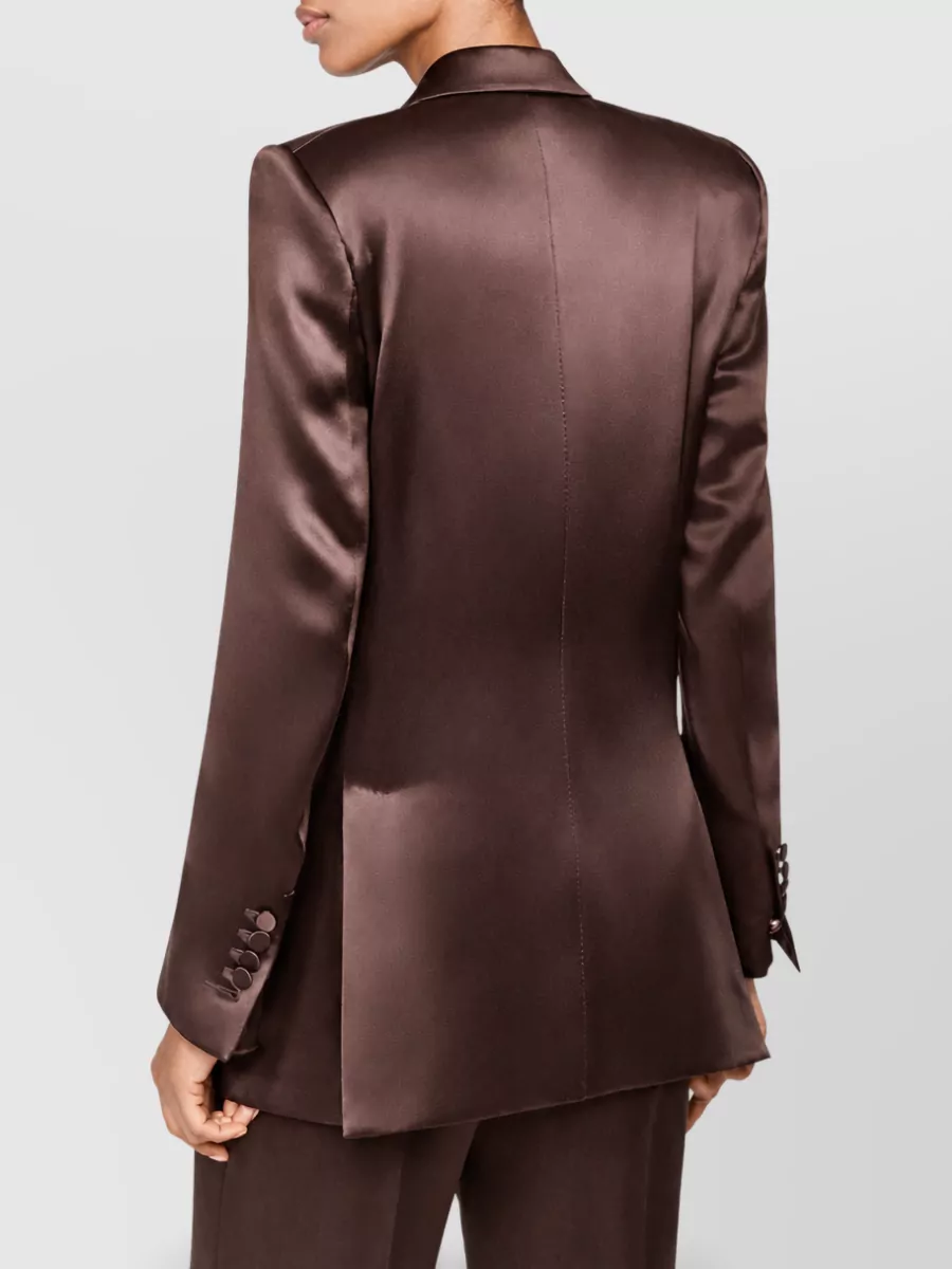 Tom Ford Silk Satin Double-Breasted Jacket