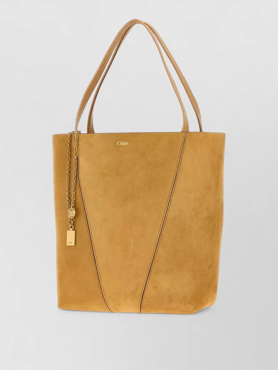 Chloé Chloé Spin Suede Tote Bag