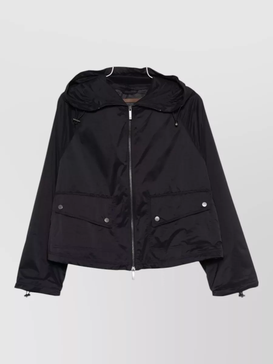 Emporio Armani Hooded Zip Parka Coat