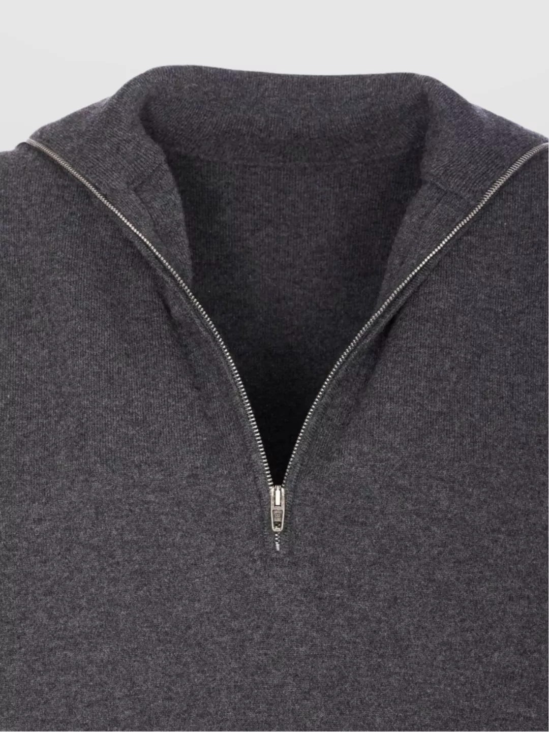 Balenciaga High Neck Sweater Lateral Zip Detail