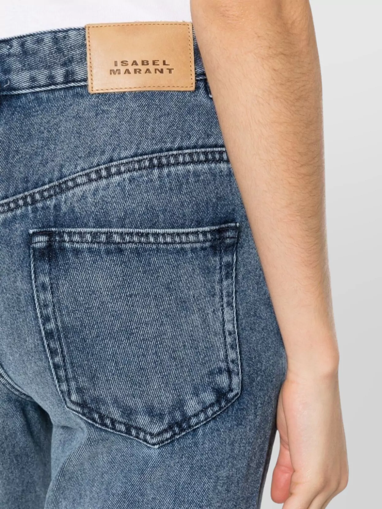 Isabel Marant High-rise Bootcut Denim Jeans With Belt Loops In Blue