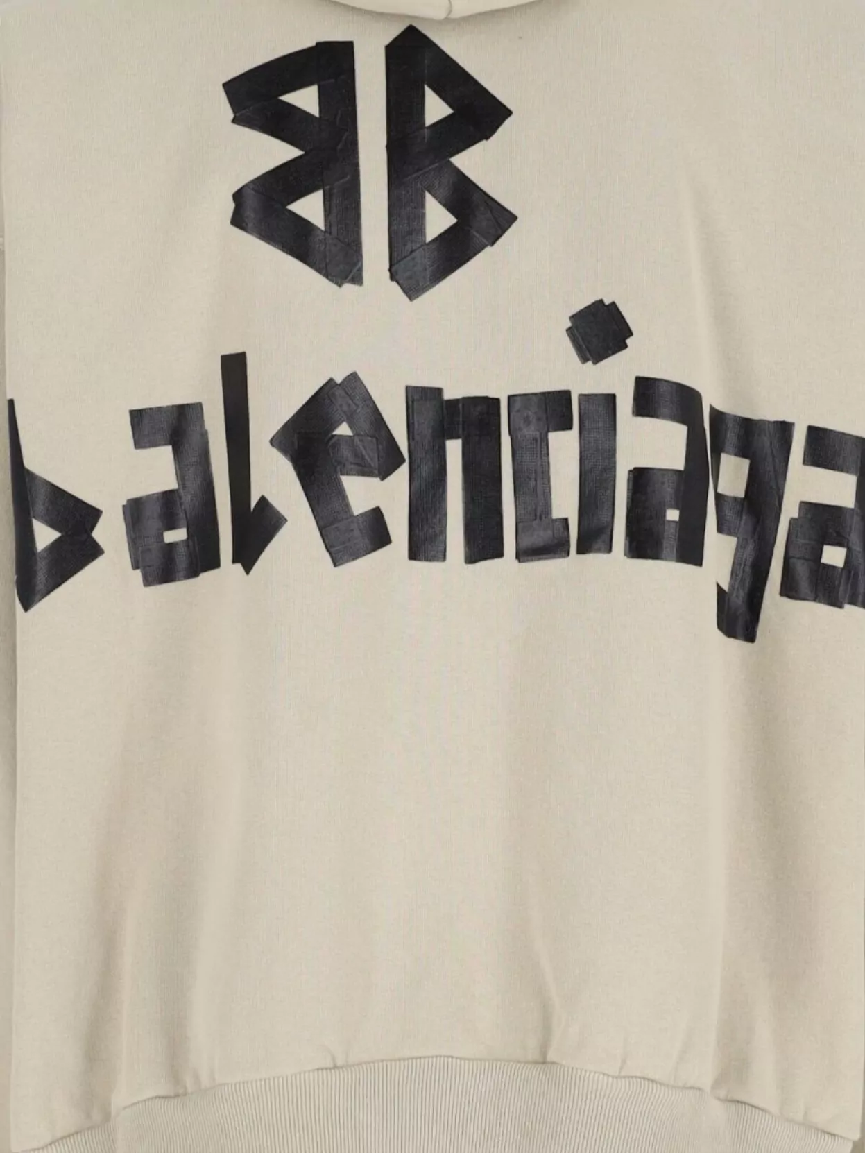 Balenciaga Hooded Kangaroo Pocket Sweater
