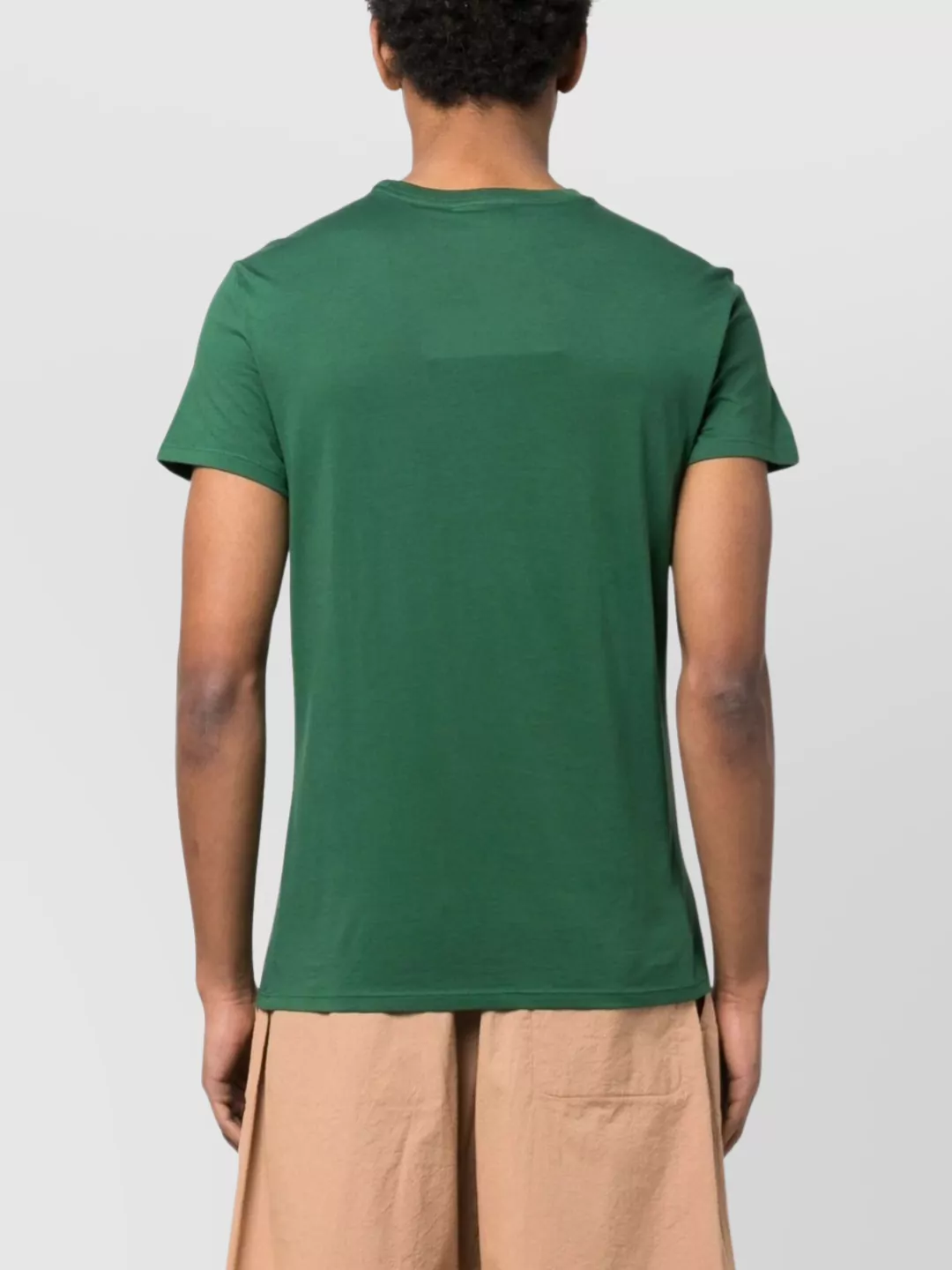 Lacoste Crew Neck Short Sleeve Straight Hem T-Shirt