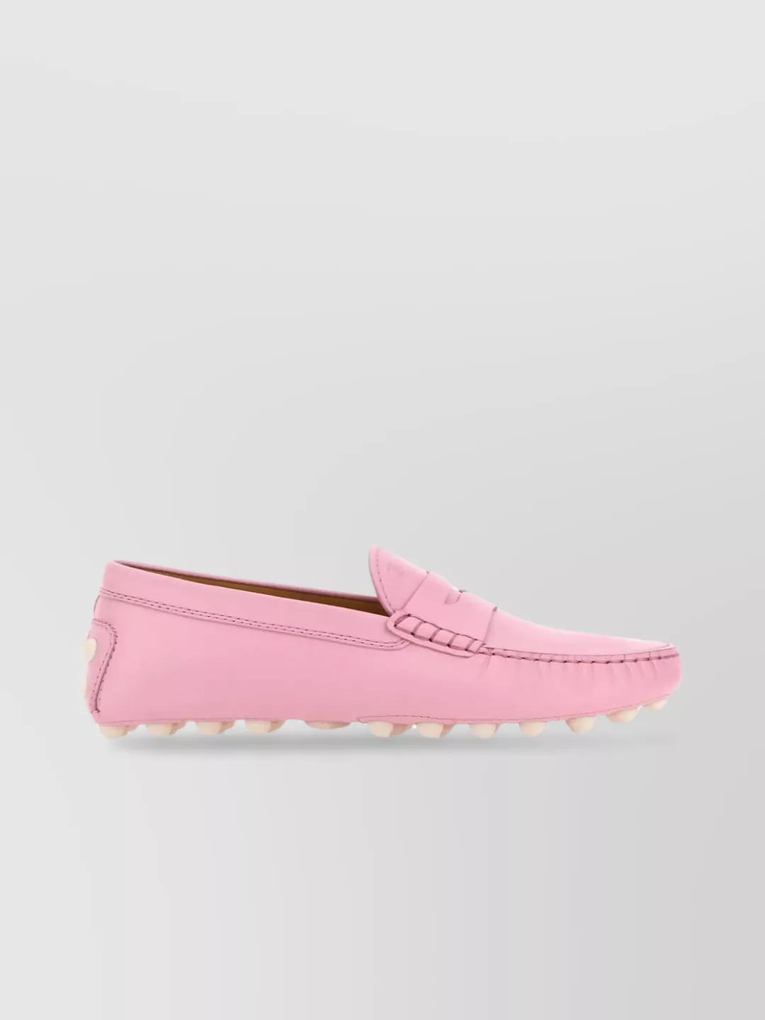Shop Tod's Bubble Loafers With Round Toe And Penny Slot Strap