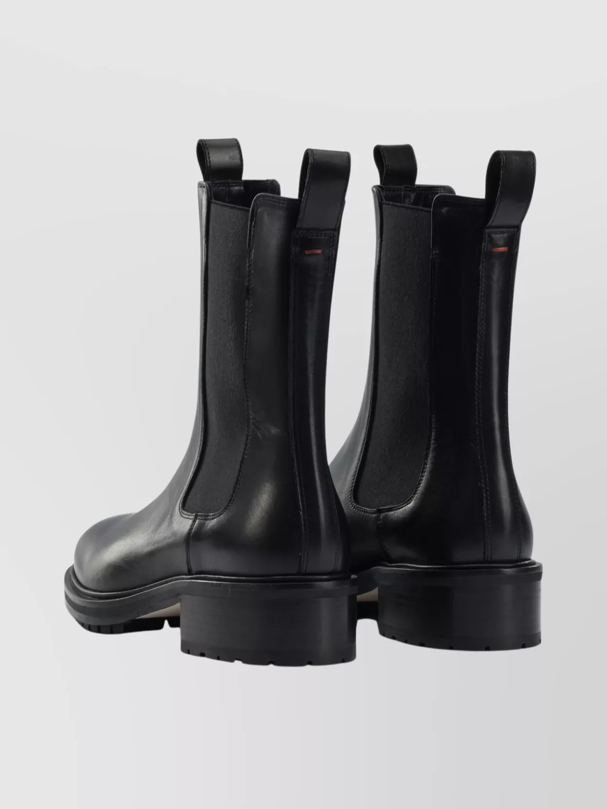Aeyde Chelsea Ankle Boots Featuring Chunky Sole In Black