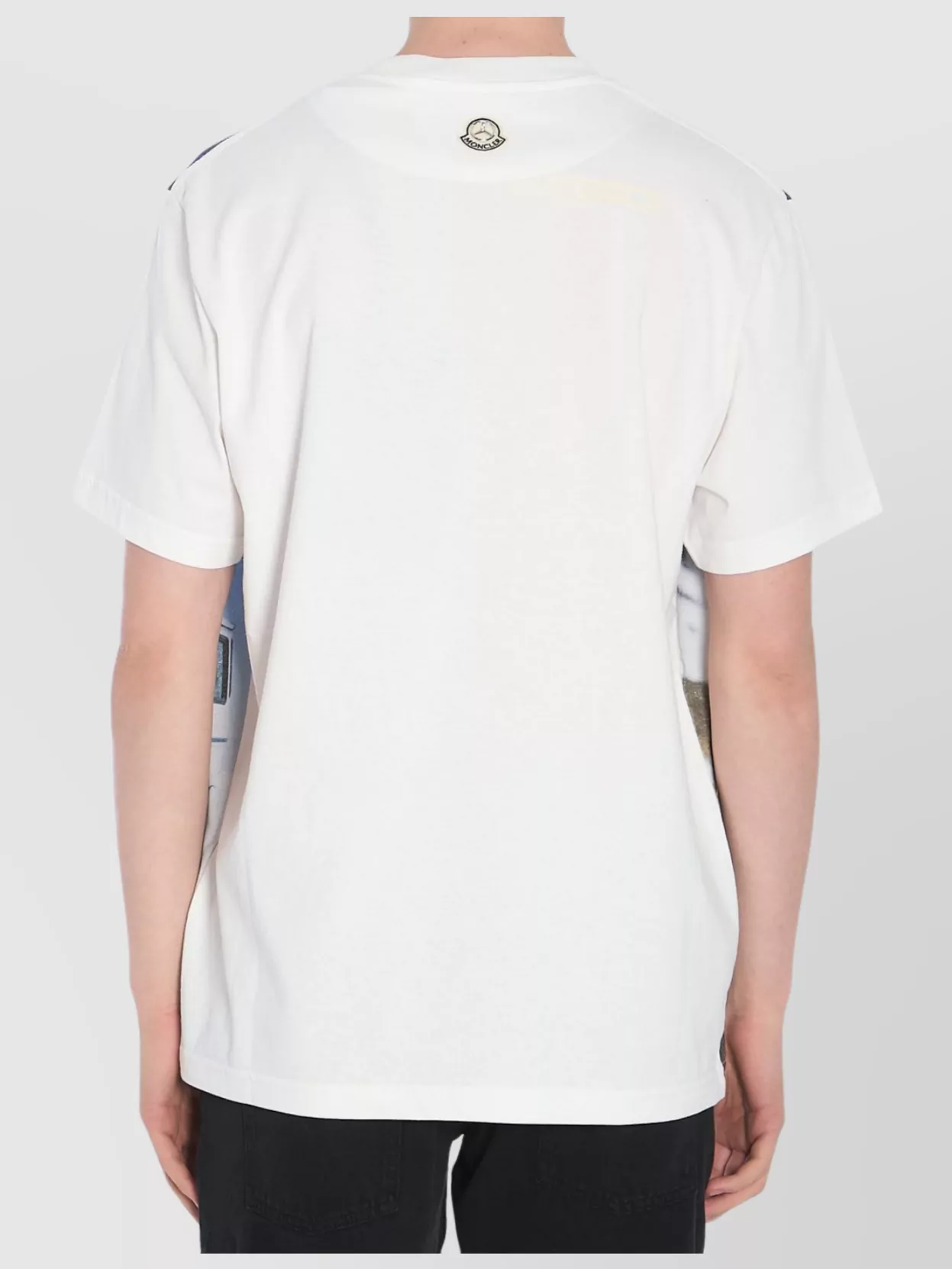 Moncler Graphic Logo Printed Cotton T-Shirt