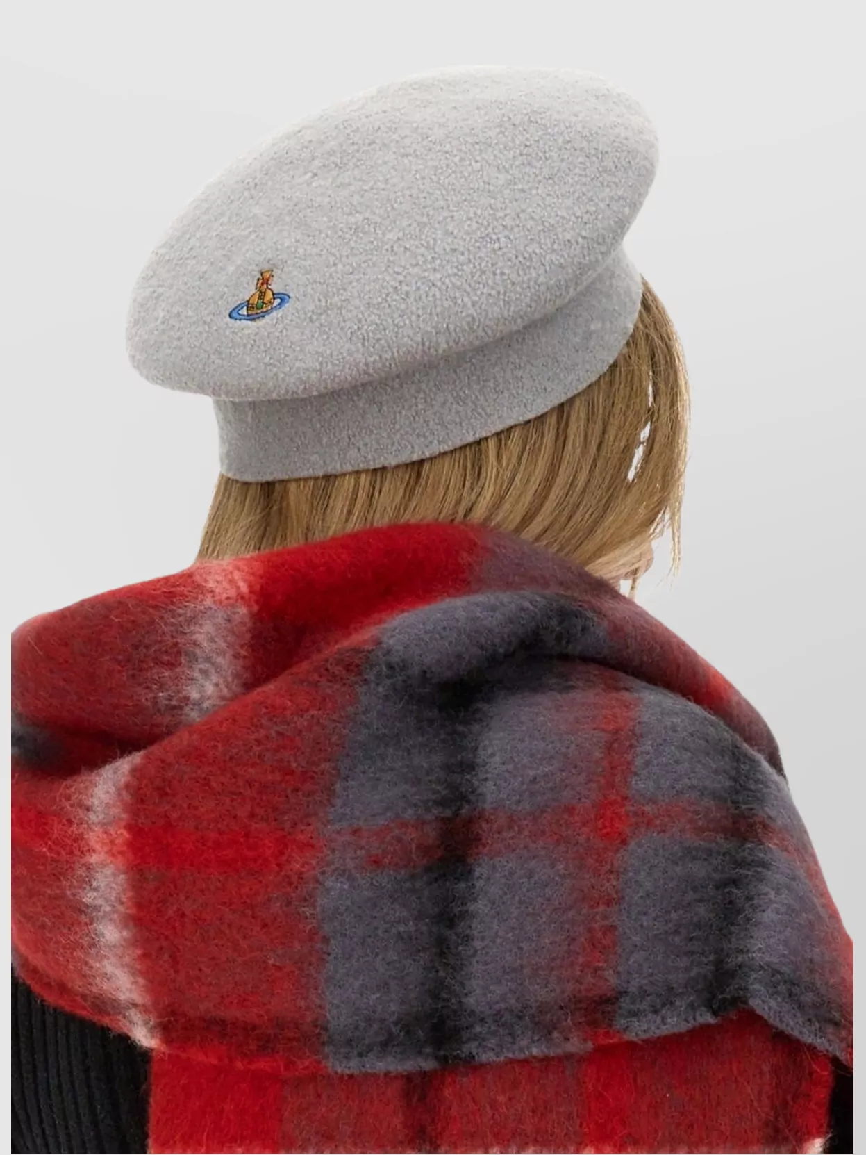 Shop Vivienne Westwood Soft Texture Round Wool Cap