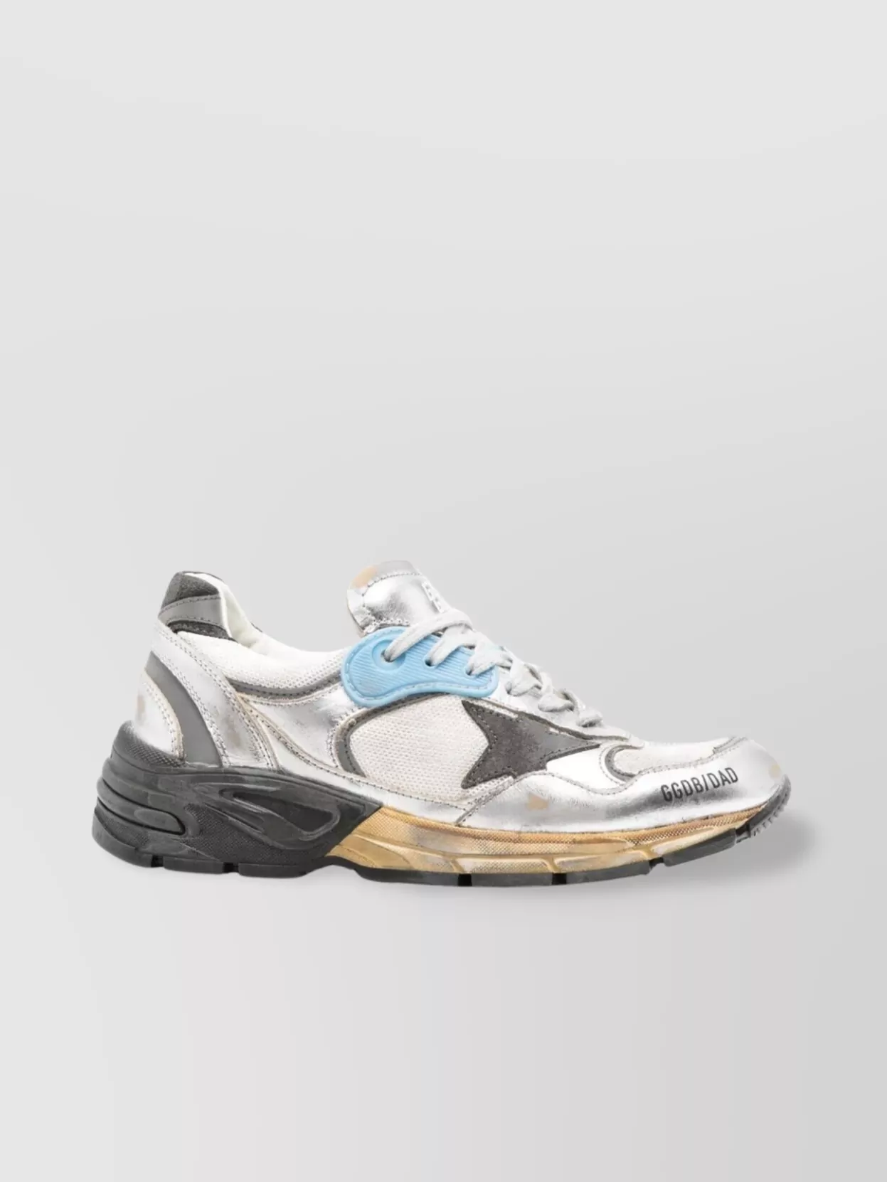Golden Goose Metallic Star Detail Low Top Sneakers In Multi