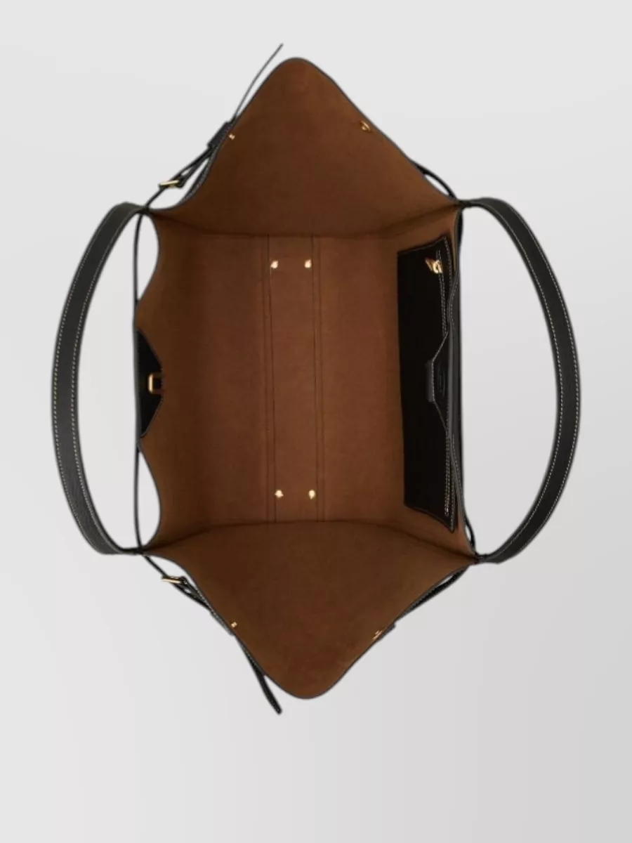Tod's T Timeless Medium Leather Tote Bag