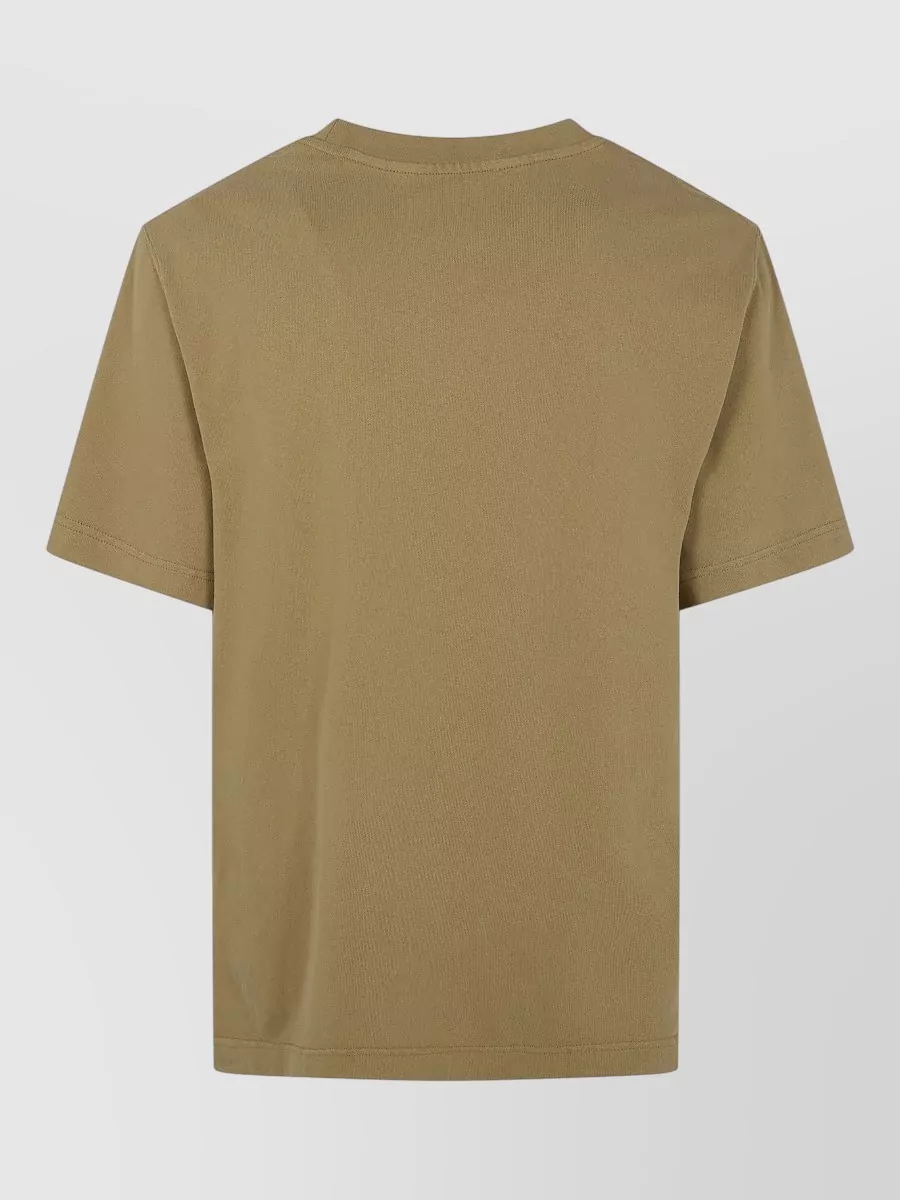 Jacquemus Gros Grain Detail Crew Neck T Shirt