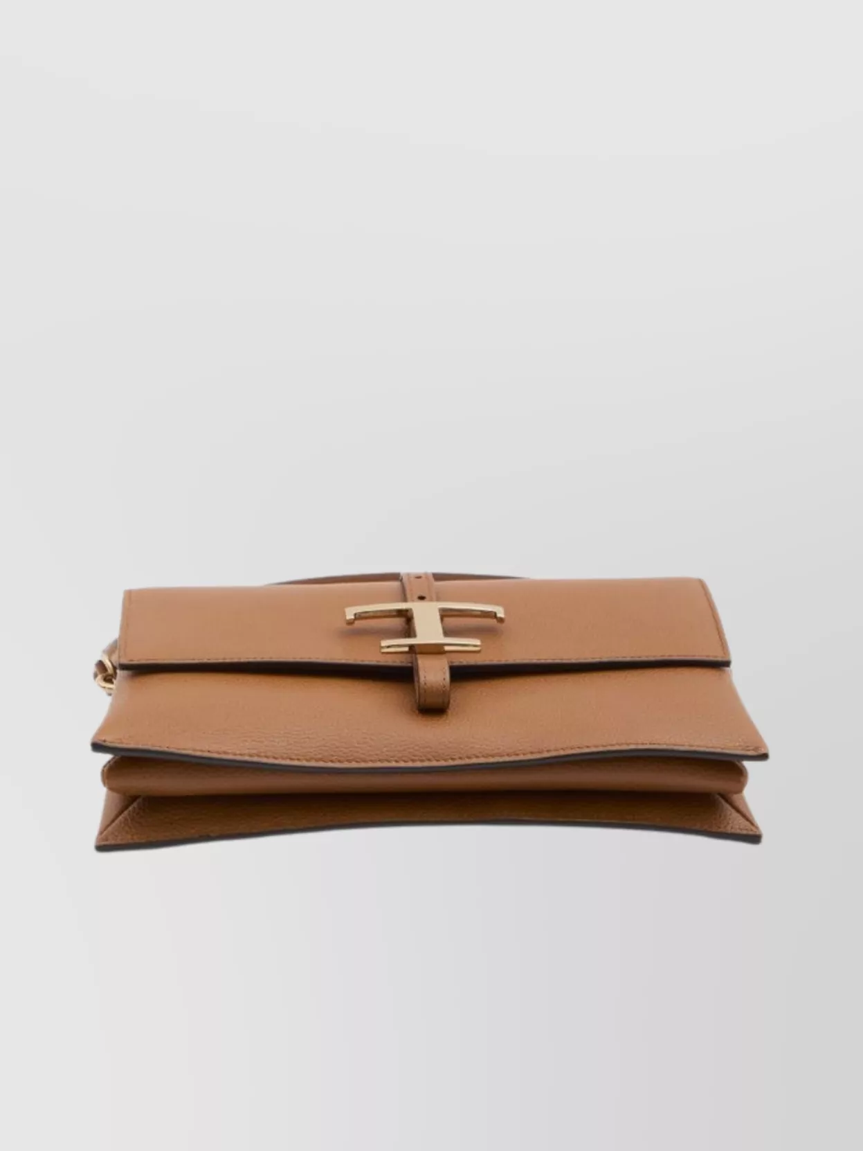 Tod's Leather Flap Bag With Adjustable Strap And Flat Pocket