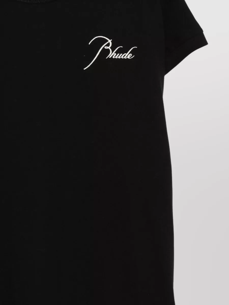 Rhude Logo Embroidered T-Shirt