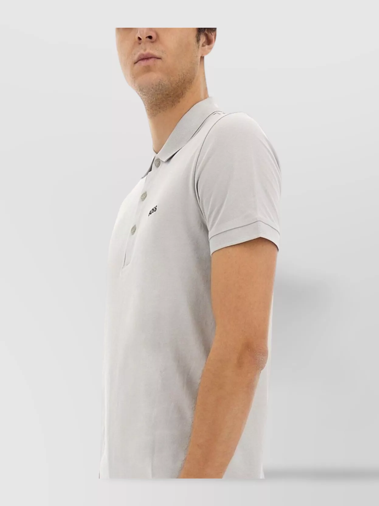 Boss Collared Shirt With Short Sleeves