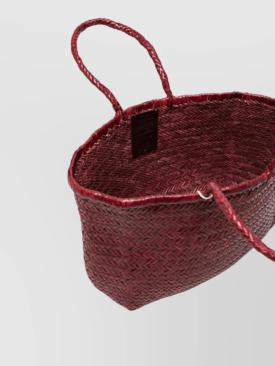 Dragon Diffusion Bamboo Triple Jump Big Leather Beach Bag