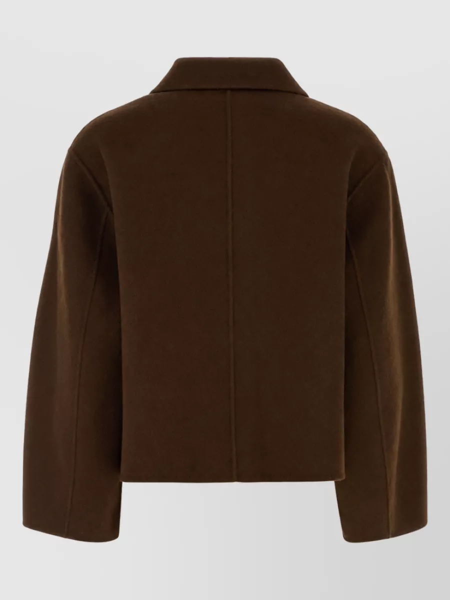 Soeur Wool Blend Fitted Overshirt