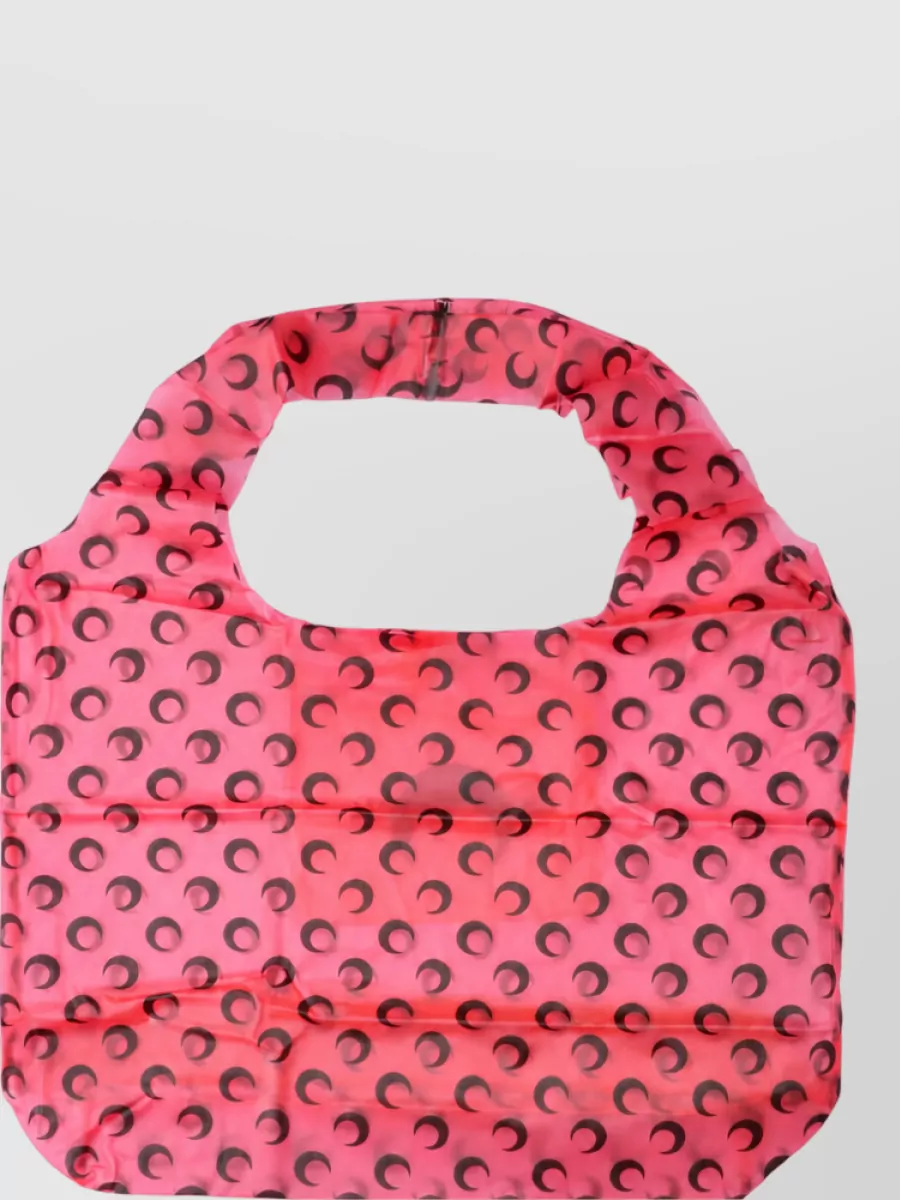 Marine Serre moon upcycling beach bag