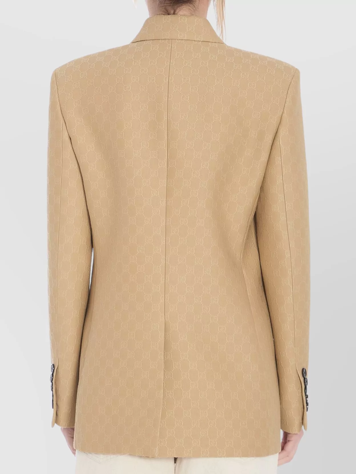 Gucci Wool And Silk Double-Breasted Jacket