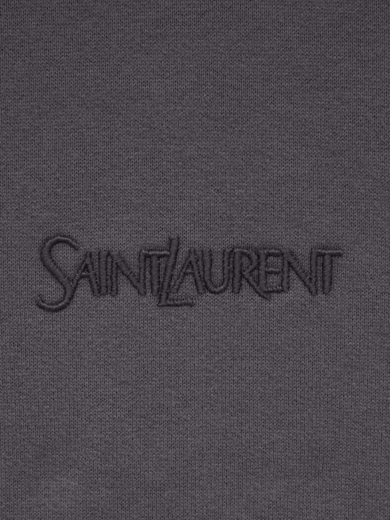 Saint Laurent Hoodie Cotton Drawstring Hood