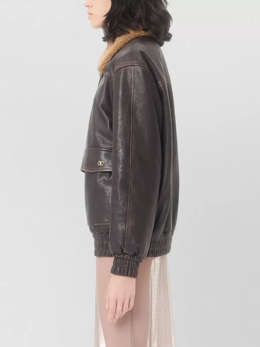 Valentino Leather Coat