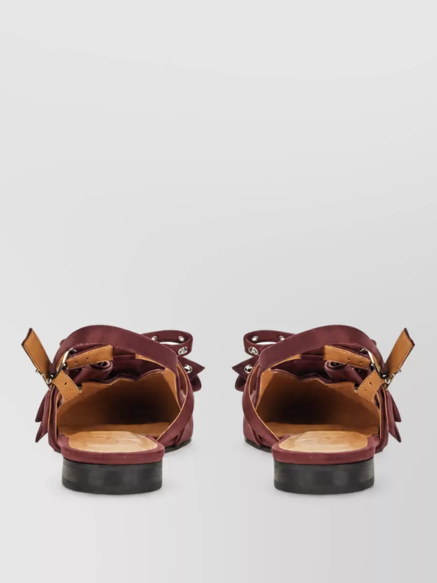 Ganni Satin Ballerina Sandals