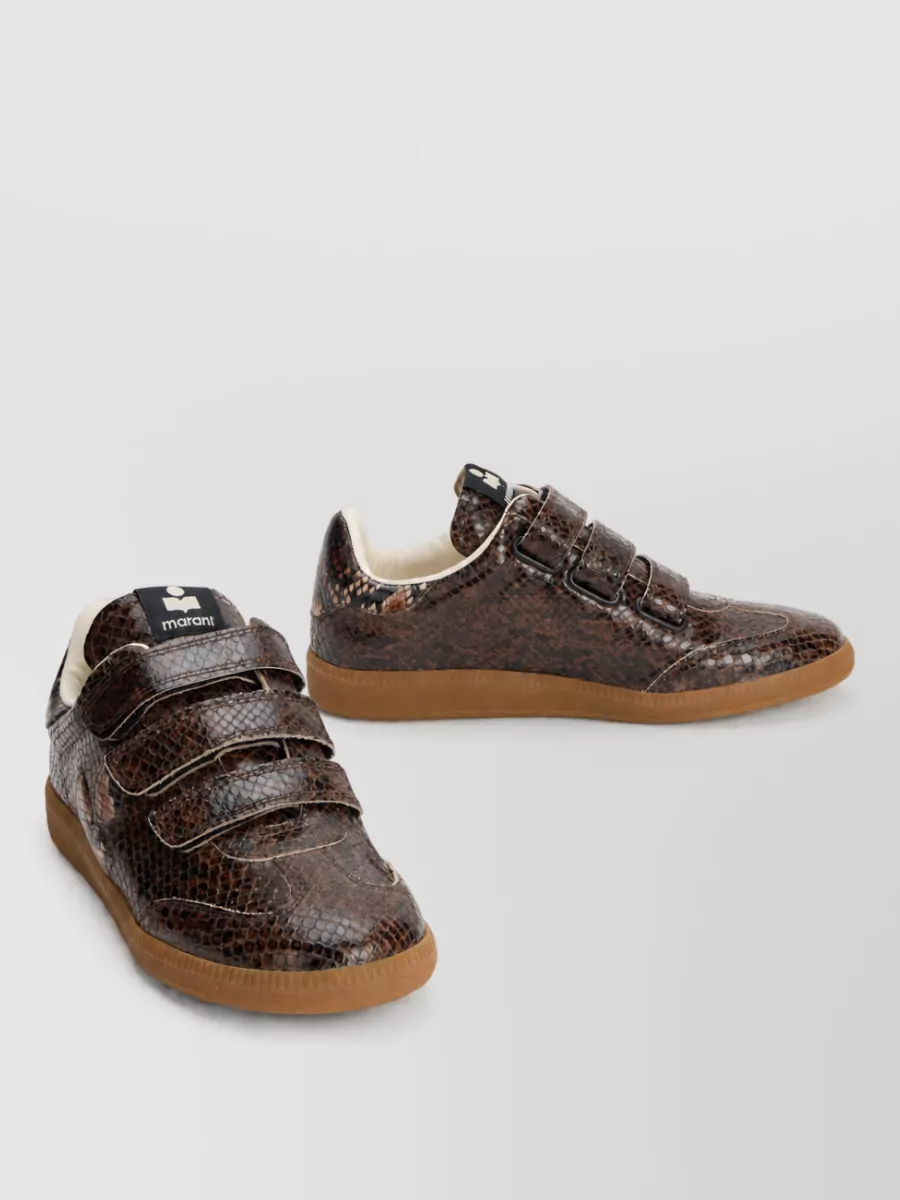 Isabel Marant Printed Leather Sneakers