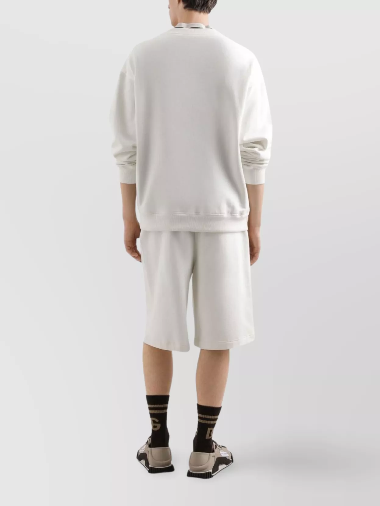 Dolce & Gabbana Sweatshirt With Pin-up Print In White