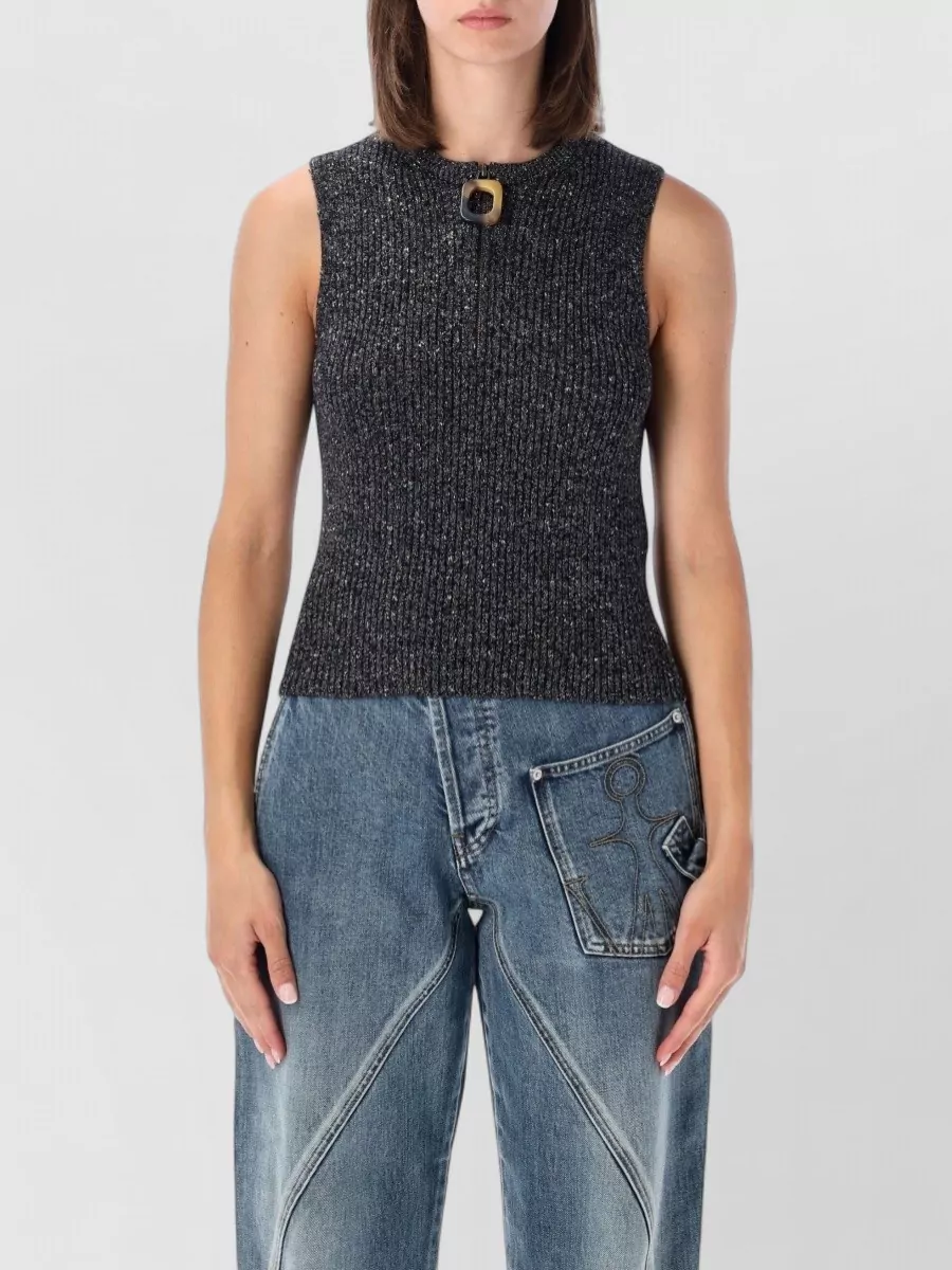 JW Anderson ribbed slim-fit knitted tank top