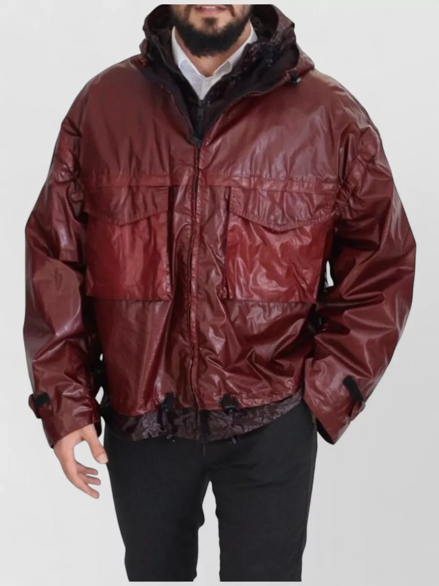 Dolce&Gabbana hooded cotton raincoat