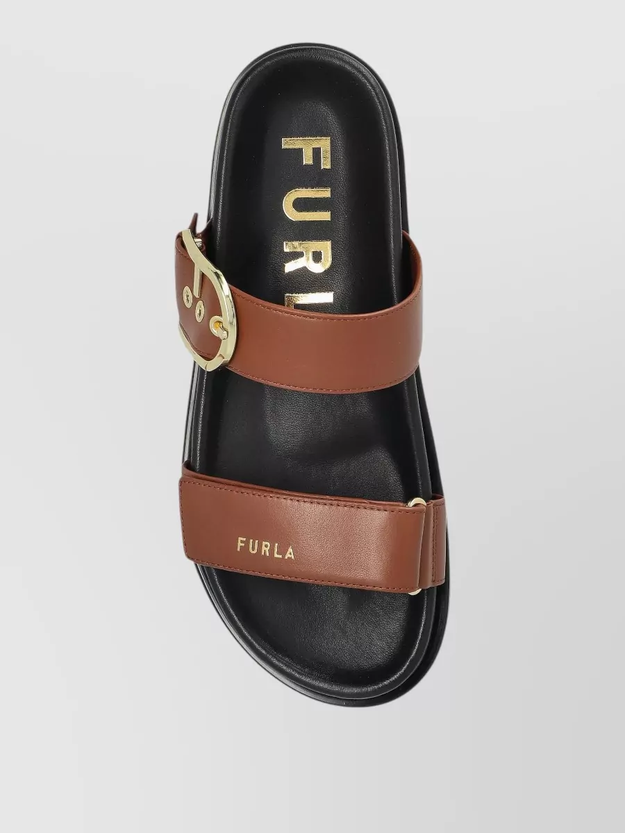 Furla Leather Solea Sandals