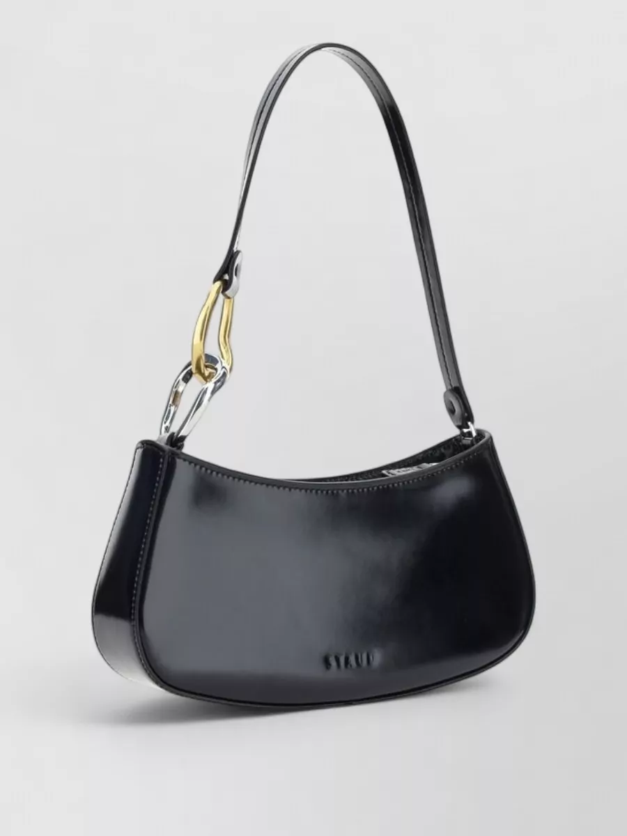 Staud tommy leather clutch bag