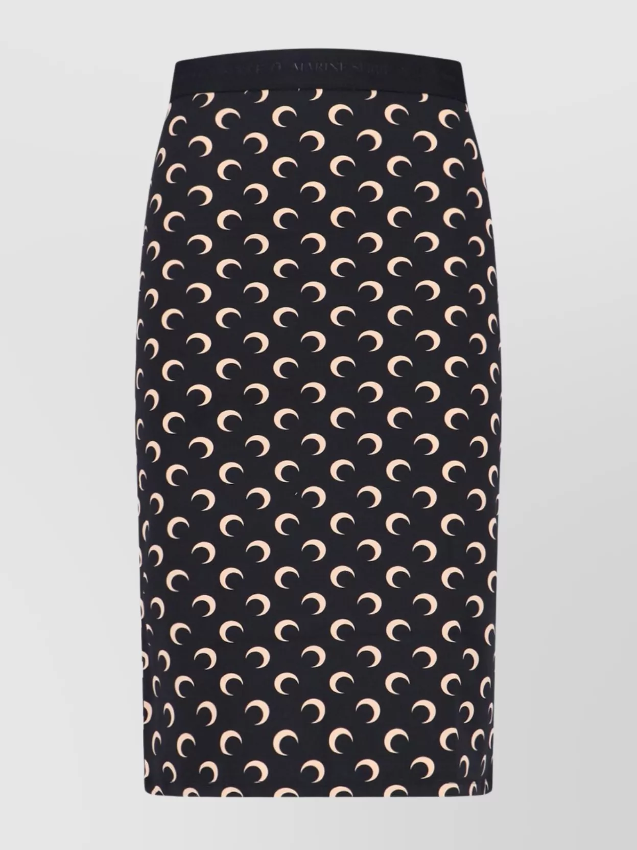 Marine Serre Midi Skirt With All-over Print And Elastic Waistband