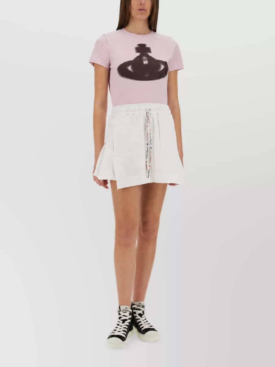 Vivienne Westwood Cotton Pleated Knee-Length Skirt