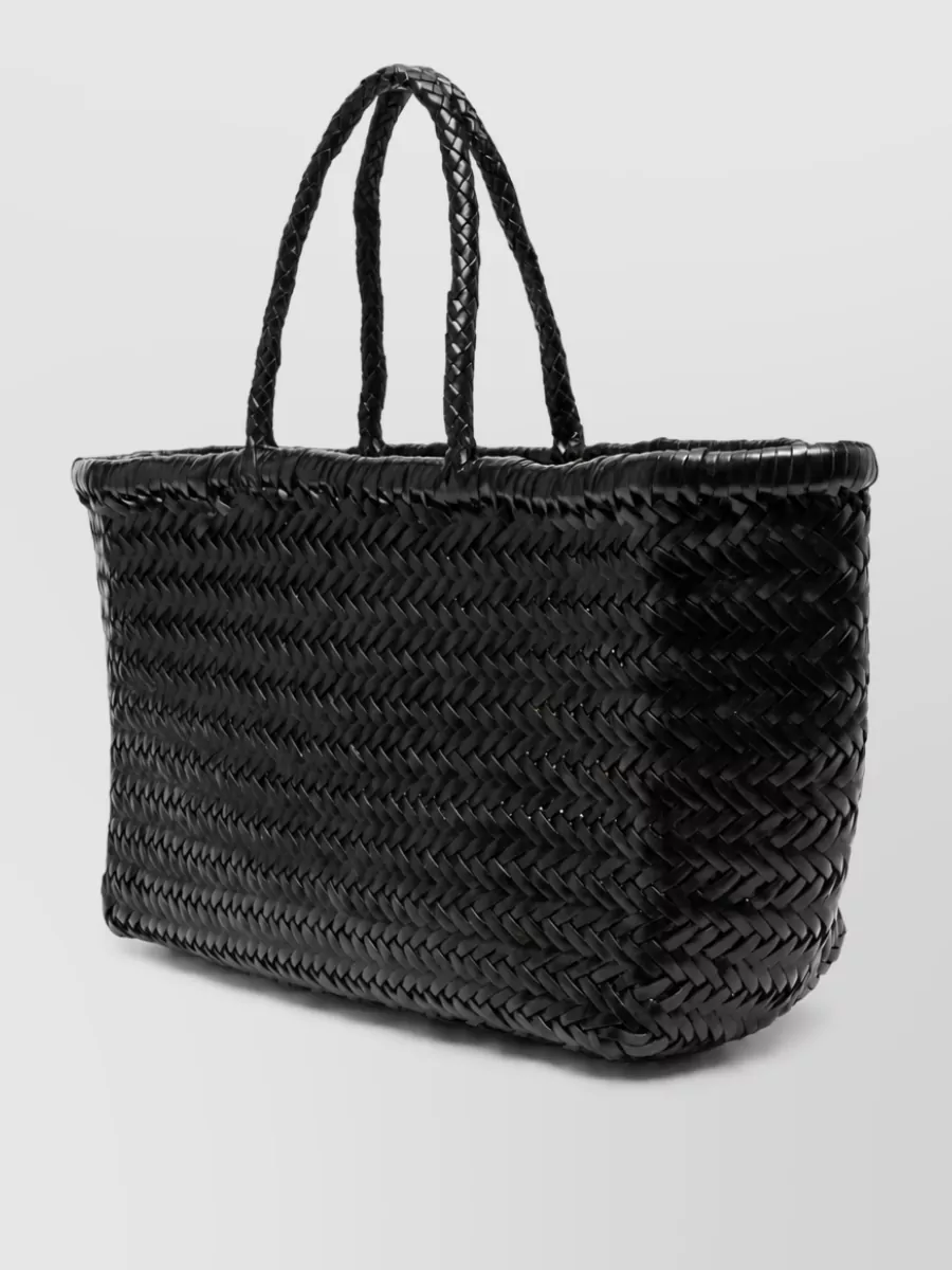 Dragon Diffusion Bamboo Triple Jump Big Leather Basket Bag