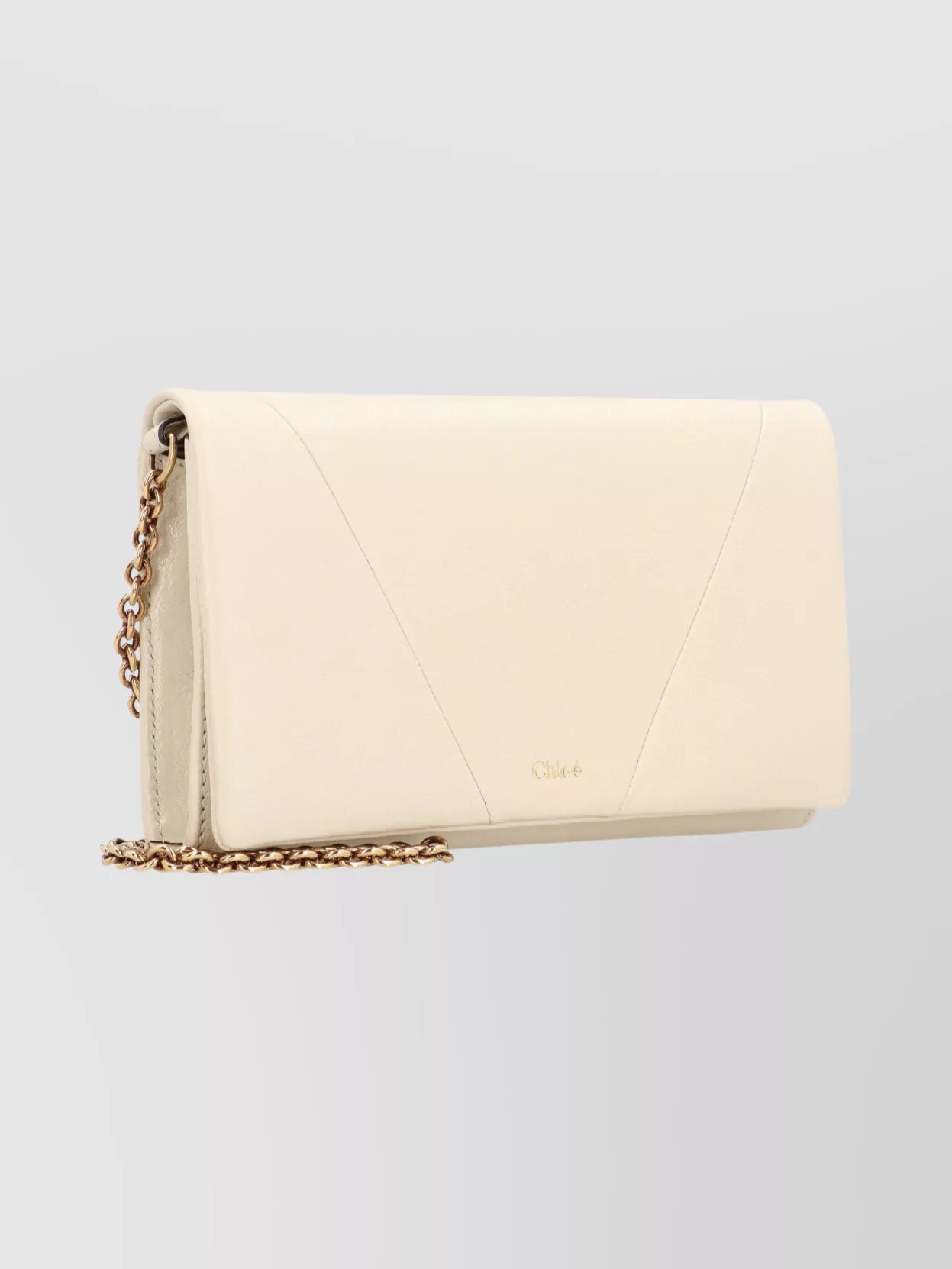 Chloé Chain Wallet Leather Design
