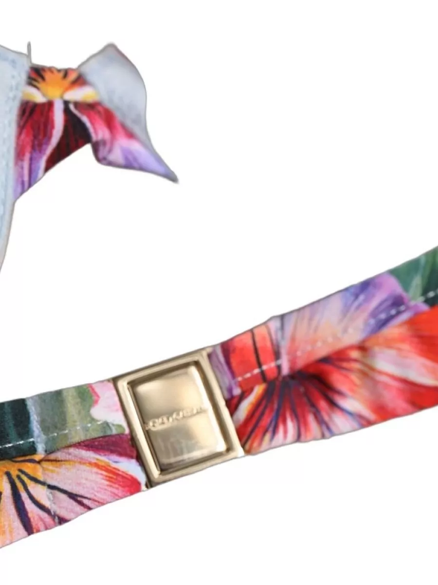 Dolce&Gabbana Floral-Print Bikini Top