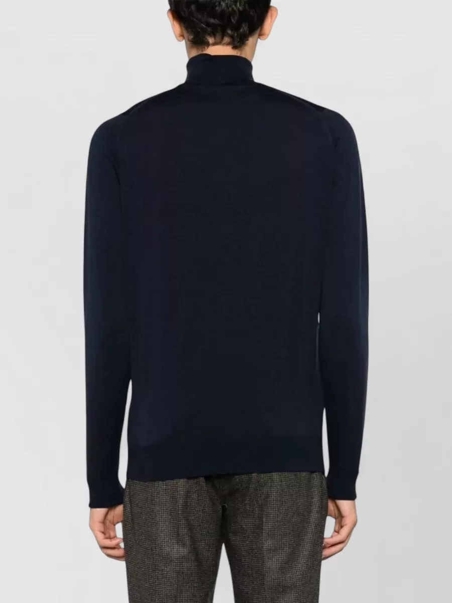 John Smedley Richards Merino Wool Turtleneck Knit Sweater