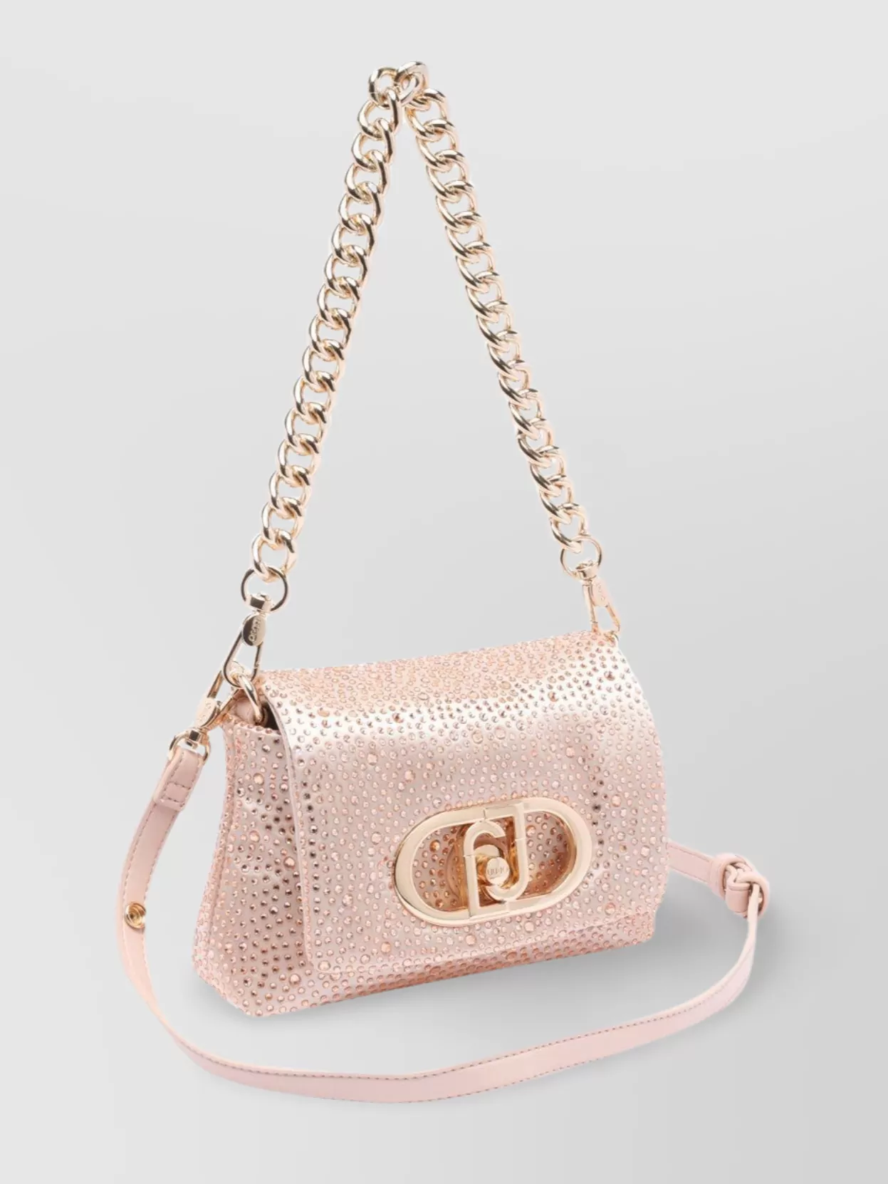 Liu •jo Pearl Logo Crossbody Bag With Embellished Design