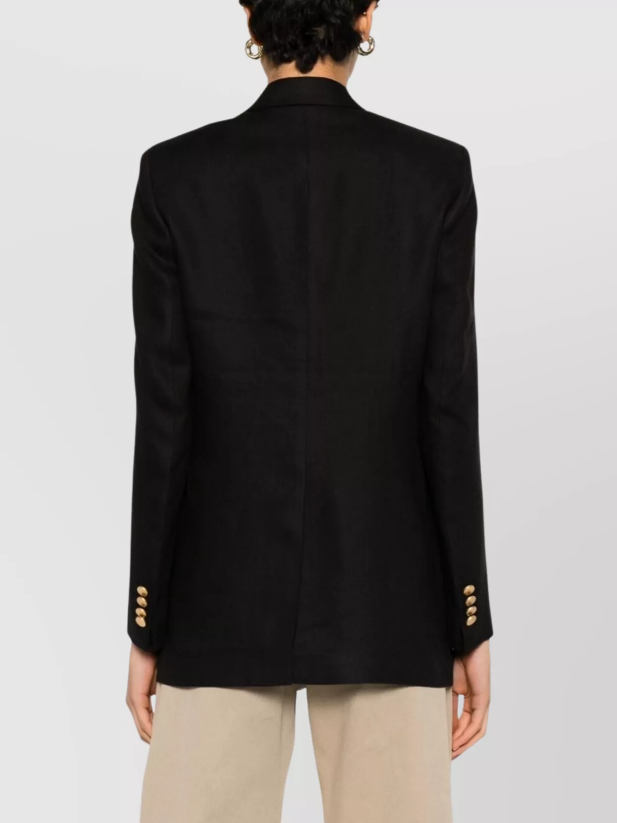 TAGLIATORE JASMINE DOUBLE-BREASTED LINEN BLAZER