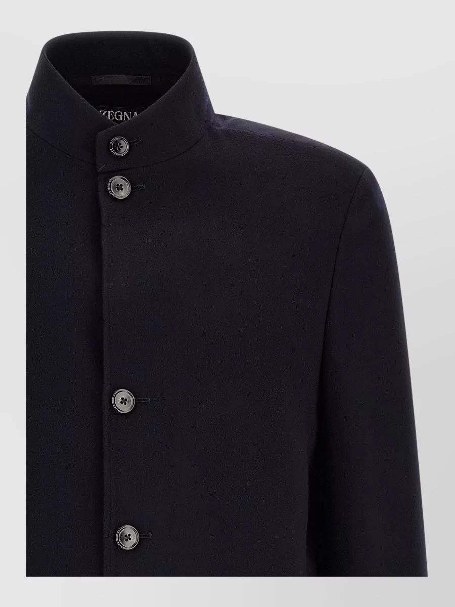 Zegna Cashmere Single Breasted Coat