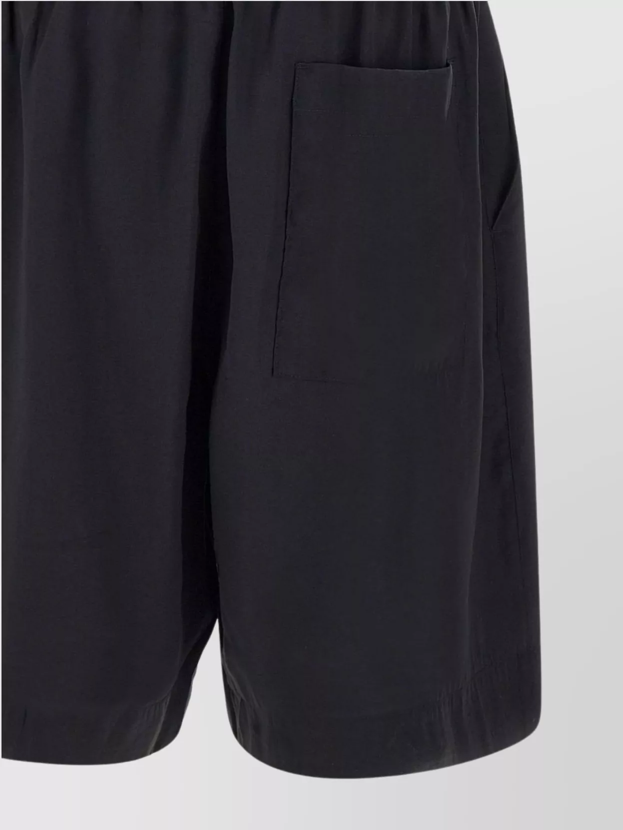 Emporio Armani Logo Patch Back Pocket Shorts
