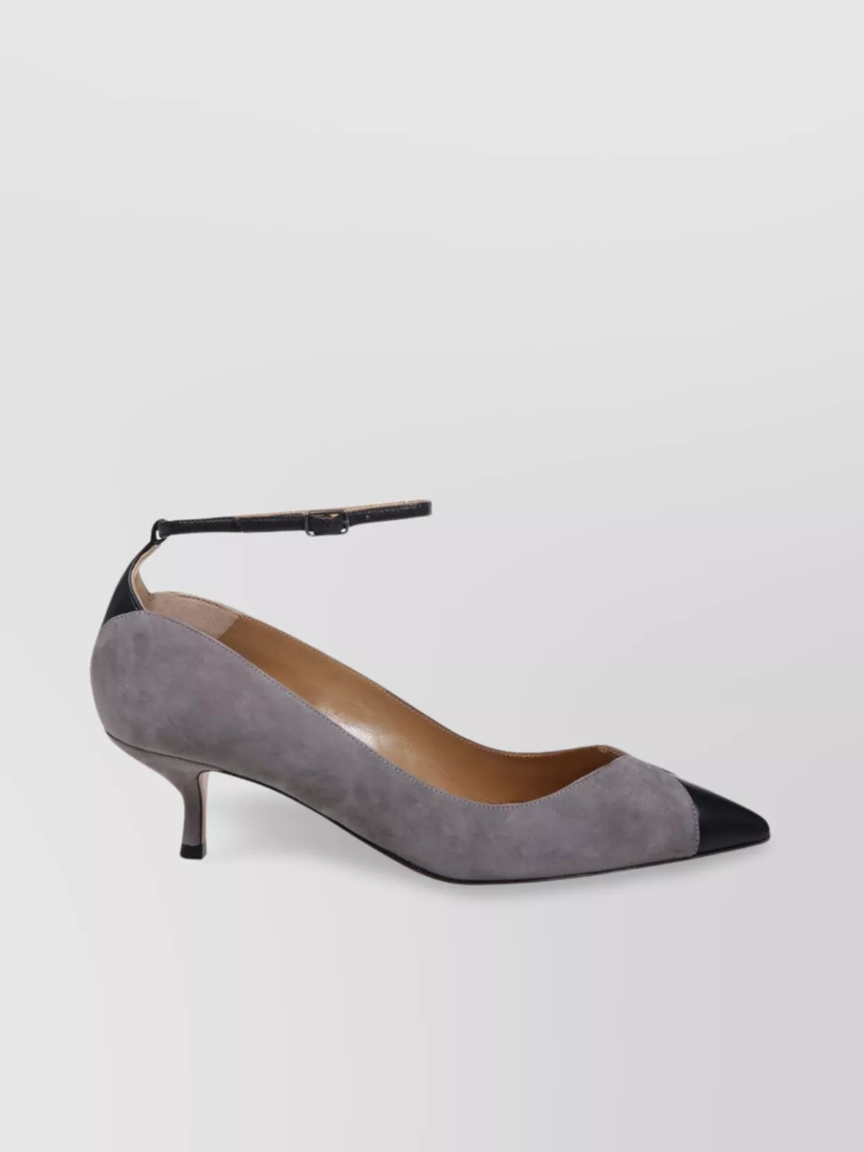 Aquazzura Kitten Heel Pointed Toe Two-Tone Pumps
