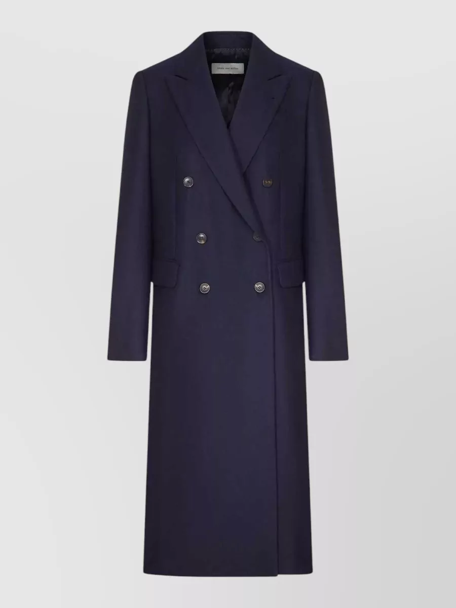 Dries Van Noten wool double-breasted coat