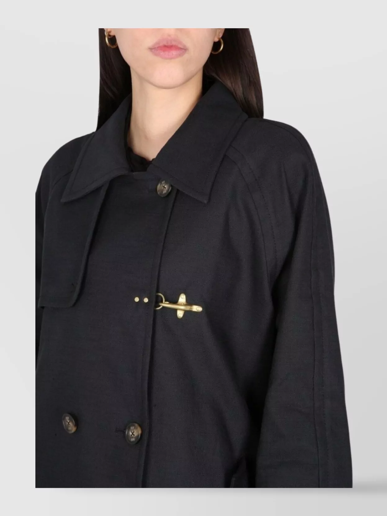 FAY TRENCH COAT WITH DOUBLE-BREASTED BUTTON DETAILING