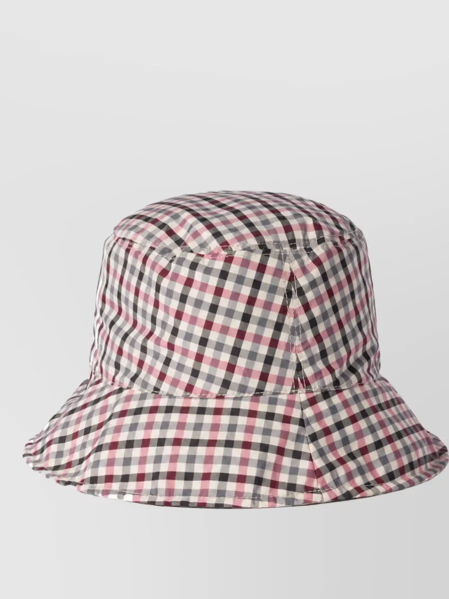 Miu Miu checked bucket hat