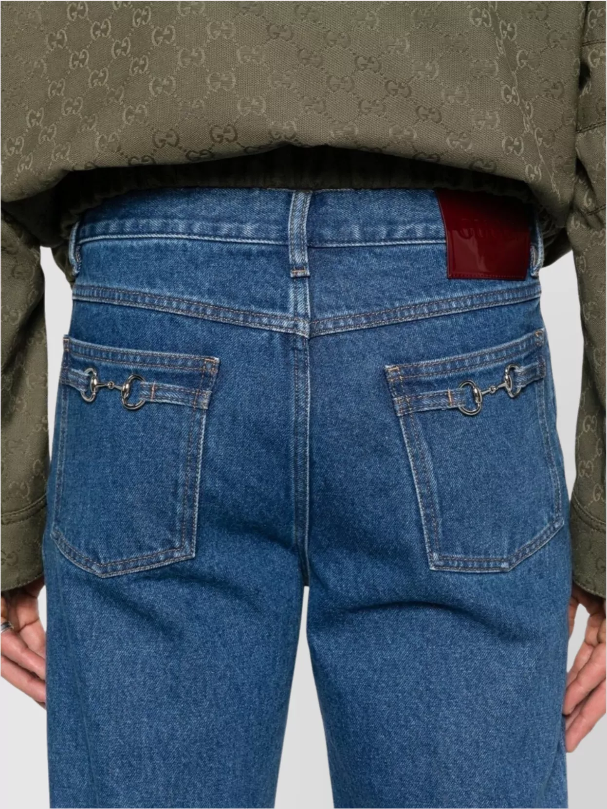Gucci Slim Fit Denim Cotton Jeans
