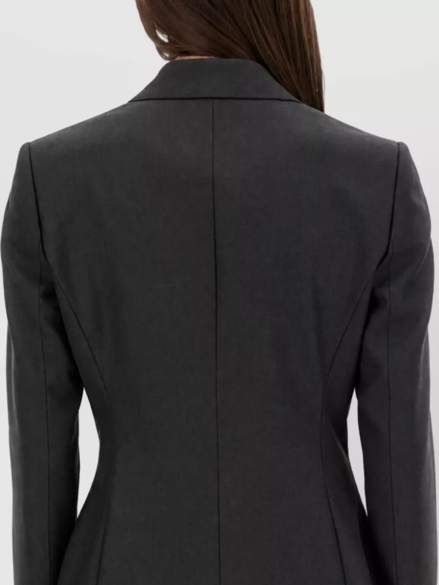 Dolce&Gabbana Virgin Wool Double-Breasted Suit Jacket