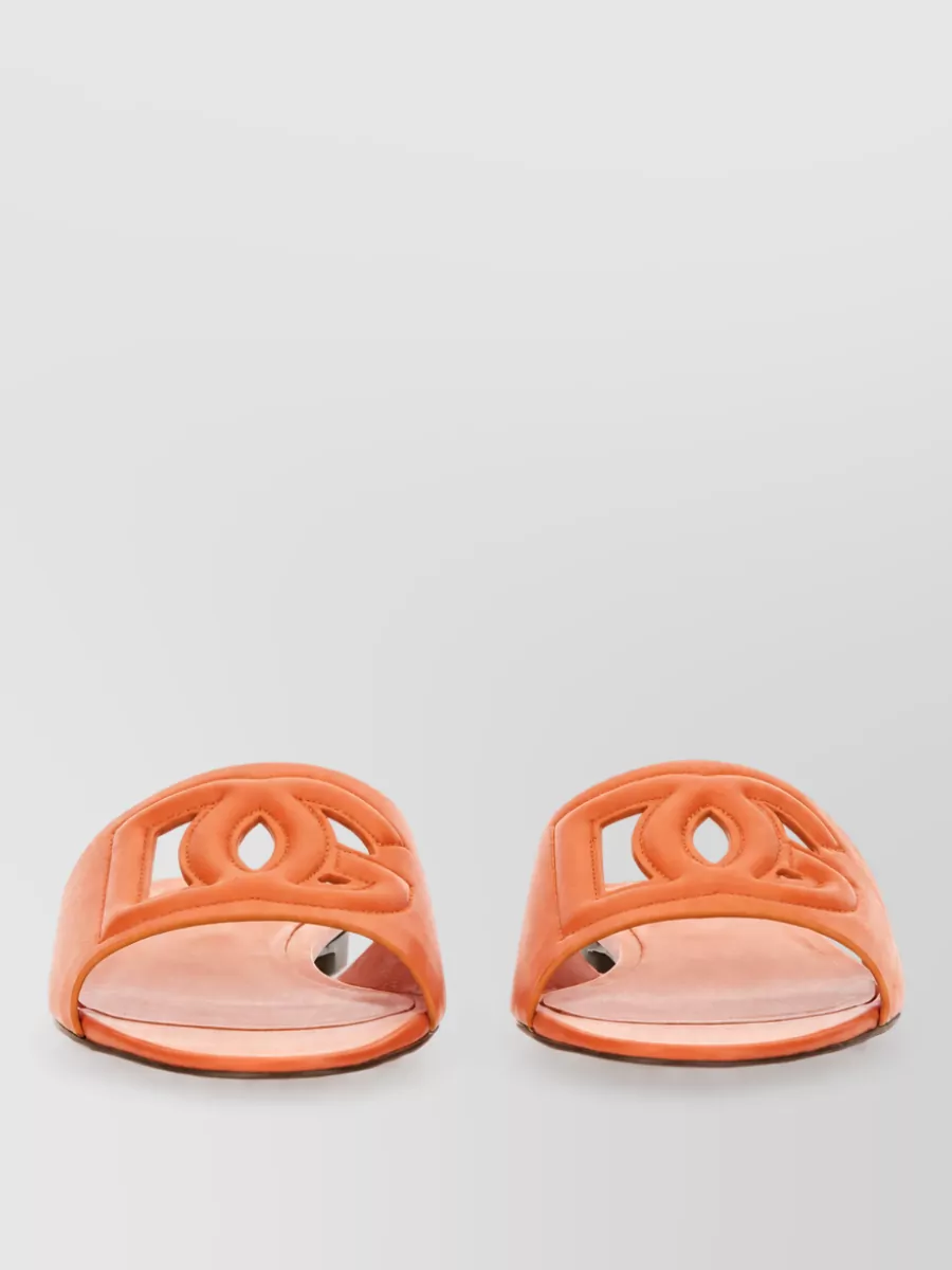 Dolce&Gabbana Leather Slide Mules