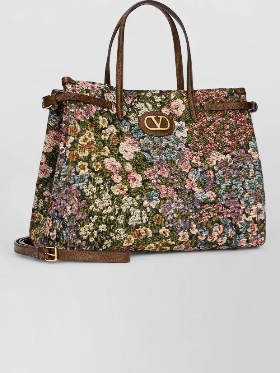 Valentino Garavani Antibes Small Floral-Print Tote Bag