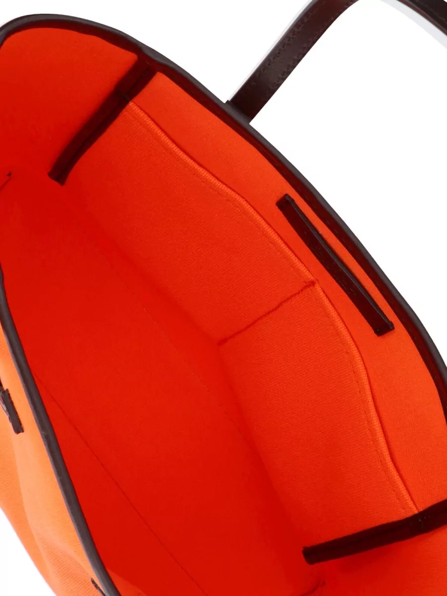 Jw Anderson Large Tote Bag Contrast Stitching Top Handles